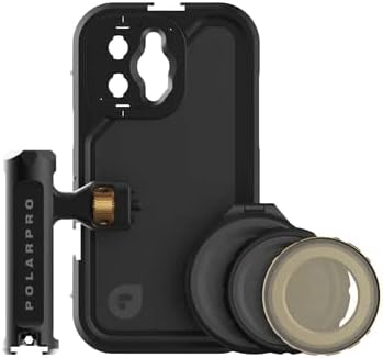 polarpro litechaser iphone 14 pro cage kit incl iphone 14 pro cage single handle vnd 3 5 filter