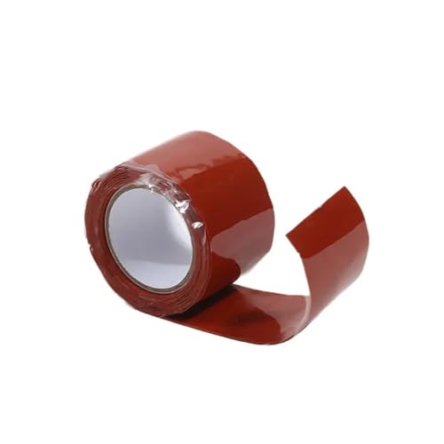 Cinta de silicona autofusible roja para reparacion de tuberias