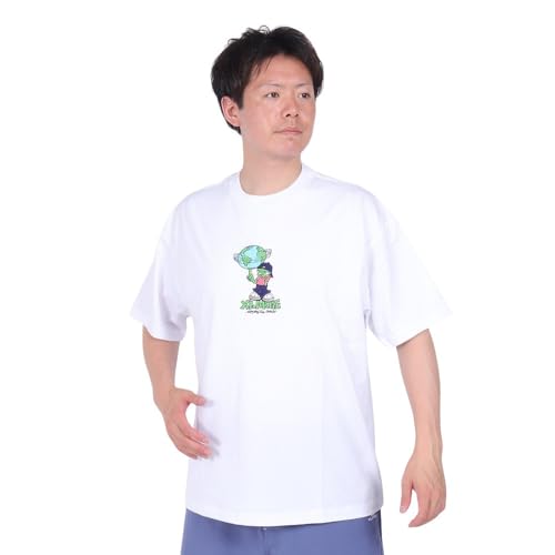 [�G�N�X�g�����[�W] �A���E���h�U���[���h���S�V���[�g�X���[�u�e�B�[ AROUND THE WORLD LOGO S/S TEE 101242011018 WHITE M