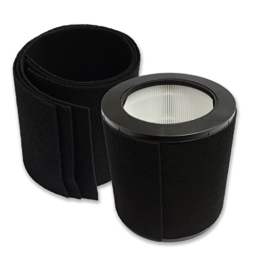 Filtre HEPA TT-AP008 PUREBURG avec 4 pré-filtres charbon pour purificateur TaoTronics