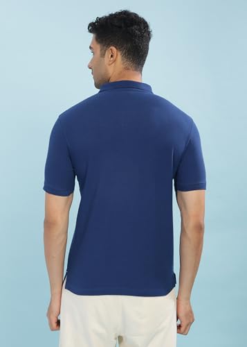 Image of Force NXT Polo Neck T-Shirt for Men Pack of 1 | Regular Fit T-Shirt for Men | Premium Super Combed Rich Cotton Polo Shirt | Men's Ultra Soft Half Sleeve T-Shirt