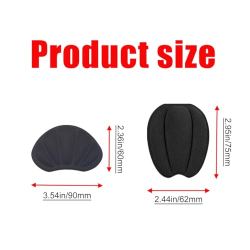 5 pares de almohadillas antideslizantes para lengüeta de zapatos miniatura 2