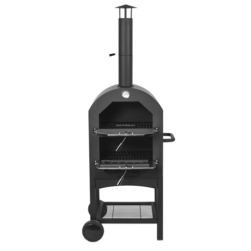 Forno de Pizza à Lenha Portátil com Capa e Acessórios – Ideal para Pizzas Artesanais