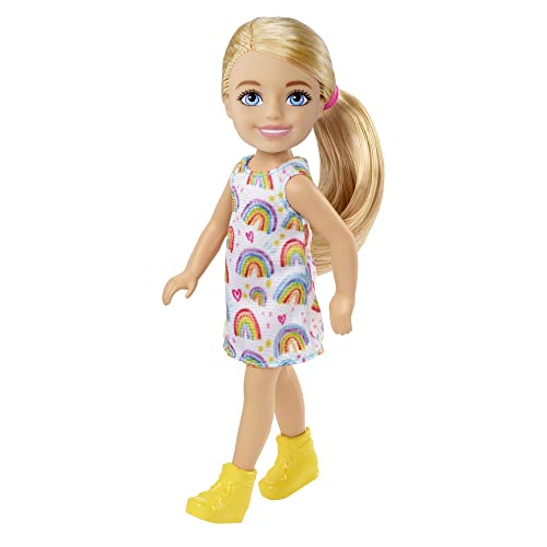 Muñeca Barbie Chelsea Vestido Arcoíris 15.7 cm miniatura 5