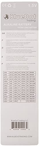 BlueDot Trading AG7 Pilas Alcalinas 1.5V Botón 20 Unidades miniatura 2