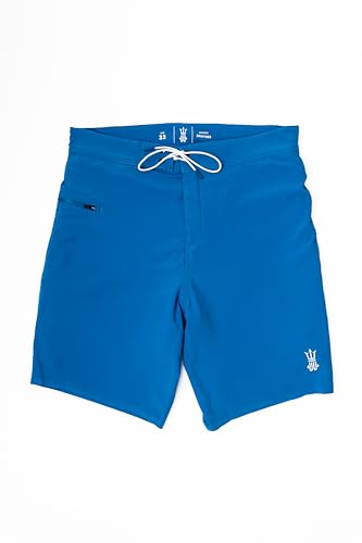 DRIFTLINE Wetsuit-Lined Boardshorts - Men’s Swim Trunks with Neoprene Liner 2-in-1 – Quick-Dry, Surf-Ready Fit, DWR Shell2