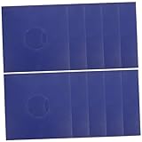 HEALSOPTHY 10個 ブルーレコード外袋 有孔硬質紙製保護ジャケット 耐久性と静電気防止機能付き レコードコレクション整理用スリーブ