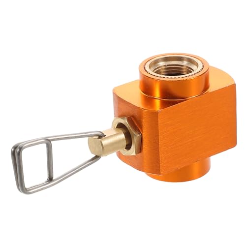 KICHOUSE Outdoor Propane Tank Adapter Isobutane Canister Refill Valve for Camping Stoves Gas Valve Adapter Gas Tank Converter