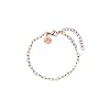 Purelei® Herz Armband Damen – Elegantes Heart Bracelet aus wasserfestem Edelstahl – Verstellbares Liebesarmband (16-20cm) in Gold/Silber – Zartes Schmuckstück mit Herzanhänger (Rosegold)