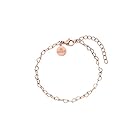 Purelei® Herz Armband Damen – Elegantes Heart Bracelet aus wasserfestem Edelstahl – Verstellbares Liebesarmband (16-20cm) in Gold/Silber – Zartes Schmuckstück mit Herzanhänger (Rosegold)