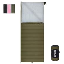 Down Sleeping Bag for Adults, Ultralight Wearable Sleeping Bag for Backpacking, Can Be Used as a Blanket or Mat