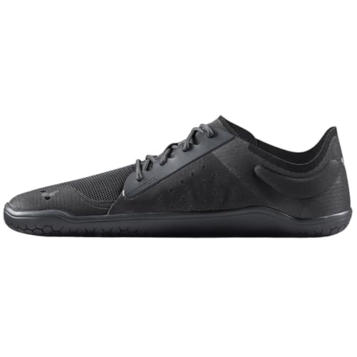 VIVOBAREFOOT Primus LITE IV Womens Obsidian (209253-01) Barfußschuhe für Damen, schwarz, Schnürschuhe für den Outdoor-Einsatz, atmungsaktiv, Mesh, für das Fitnessstudio, gr. 39 EU