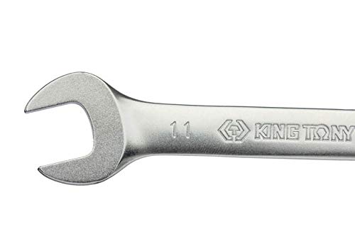 KING TONY 373011M Chrome Vanadium Alloy Steel Flexible Speed Wrench, 141 mm Length, 11 mm Size, Pack of 10 - Image 3