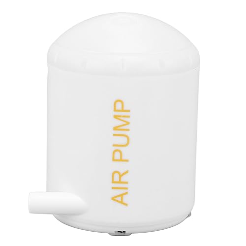 ZenithAur Mini Bomba de Aire, Potente Bomba para Inflar y Desinflar Diseño Compacto de Alto Brillo con 5 Boquillas para Acampar