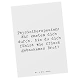 Mr. & Mrs. Panda Karte Spruch Physiotherapeut Kneten - Geschenk, Berufsleben, Sehnenbehandlung, medizinisches Wissen, Geburtstagskarten, Geburtstagsgrüße, Muskelbehandlung, Berufsalltag, Übungen
