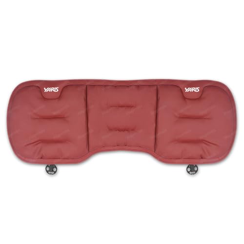 ヤリスクロス カークッション 車 シートカバー レザー 防水 防汚 カーシート クッション ヤリス 210系 150系 10系 15系 トハイエンド 運転 腰枕 背もたれ 通気性 運転席 助手席 後部座席 車 座布団 四季汎用 柔らかい(レッド,1個 後席