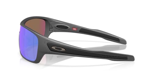Oakley Sunglasses for Men - OO9307 Turbine Rotor Rectangular Sunglasses PRIZM Lenses - Matte Steel/PRIZM Violet Polarized - Size 32 - image 3