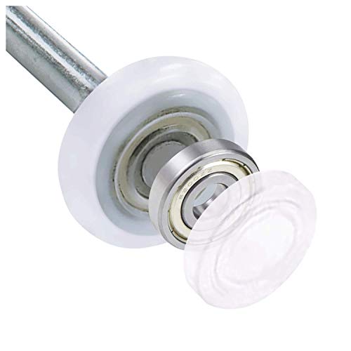 Hardwarexsupply 2" Nylon Sealed Garage Door Rollers, 6200Zz High Performance Ball Bearing (12 Pack, 4" Stem) #TOP5