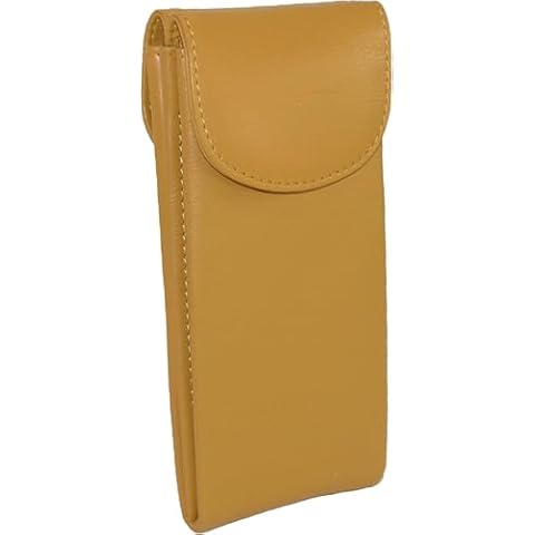 ili New York Double Flap Leather Eyeglass Case – Soft Double Glasses Case, Compact 2-in-1 Sunglasses & Eye Glasses Case, Multi-Functional Protective Case, Available in Fun Colors for Men & Women Cover