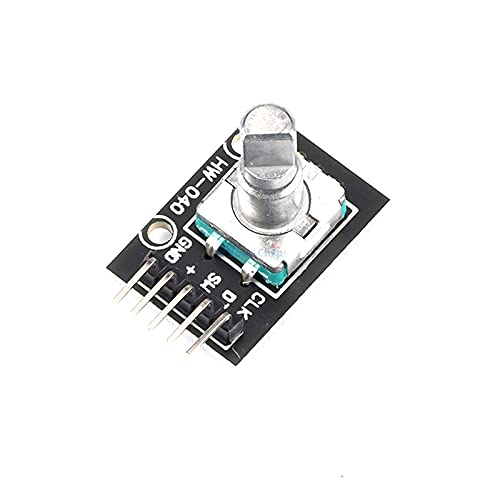 Miniatura 6 de 2 unids KY-040 360 grados Rotary Encoder Módulo para Arduino Compatible Sensor de Ladrillo Interruptor Desarrollo Junta KY-040 con Pines