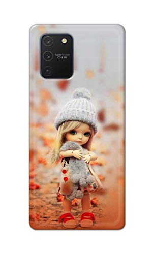 Image of PRINTFIDAA Doll Cute Girl Amazing Beauty Little Kid Child Playing Hard Back Cover for Samsung Galaxy Note 10 Lite /Samsung A81 / SM-N770F / DS Back Cover -(P6) KAT1001