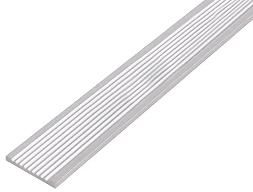 Alberts 465988 Flachleiste | Aluminium, geriffelt | 1000 x 30 mm