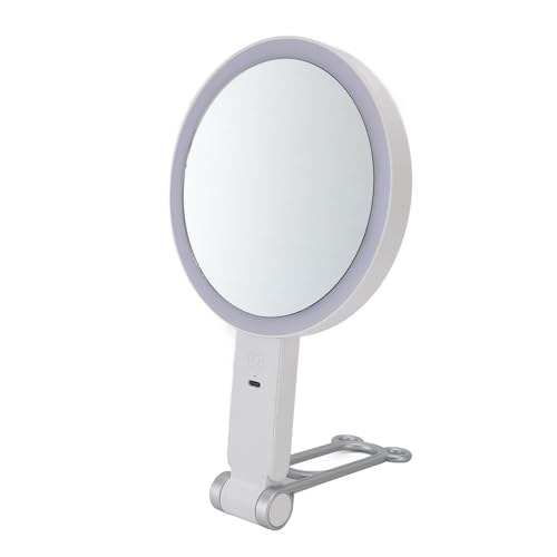 Espejo para maquillaje doble con luz y aumento 1X/5X miniatura 2