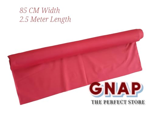 Image of Cotton Lining Cloth 2.5 Meter| for Kurta| Womens Dresses |Inside Materials |Stiching Material (Red)