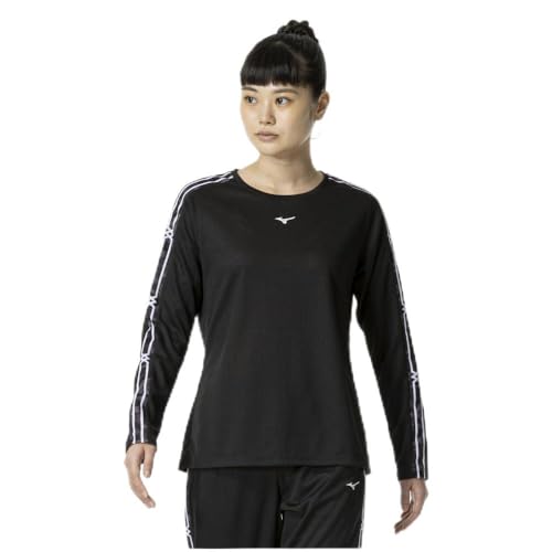 MIZUNO(ミズノ) トレーニングウエア ドライエアロフロー Tシャツ 長袖 吸汗速乾 高通気 32MAB824 レディース
