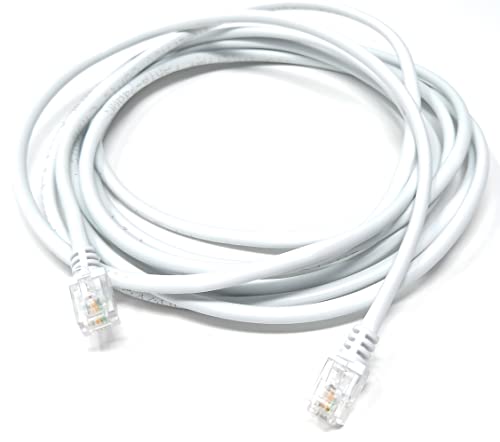 DRUT 3m RJ11 to RJ11 ADSL 2 High Speed Broadband Modem Telephone Cable Transmits Data Up to 100 Mbits/sec - Image 4