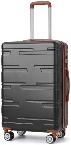 20in Hardside Carry On Luggage With Spinner Wheels, Suitcase Hard...