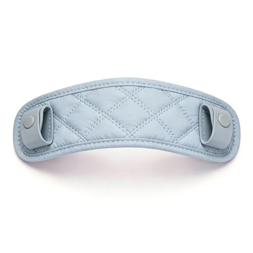 Image of GIVLEFLY Shoulder Strap Pad for Purse and Tote Bags, Soft Nylon Cushion Cover, Snap-On Protector for Flat Handbag & Crossbody Straps