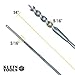 Klein Tools 53718 Flex Bit Auger, 9/16-Inch x 54-Inch Flexible Drill Bit for Pulling Wire Behind Walls