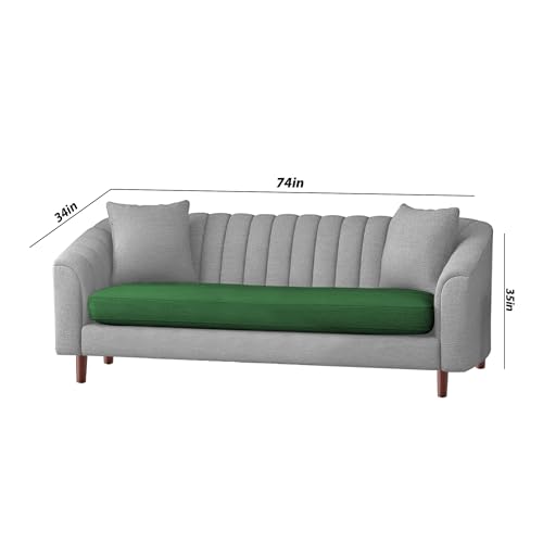 Image of Doraldo 3 + 2 Seater Sofa Set for Living Room (Green Grey) Premium Fabric Sofa