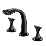 ENZO RODI Solid Brass 8 inch Bathroom Faucet Oil Rubbed Bronze Widespread, Modern Two-Handle Bathroom Sink Faucet for Wide Spread Set