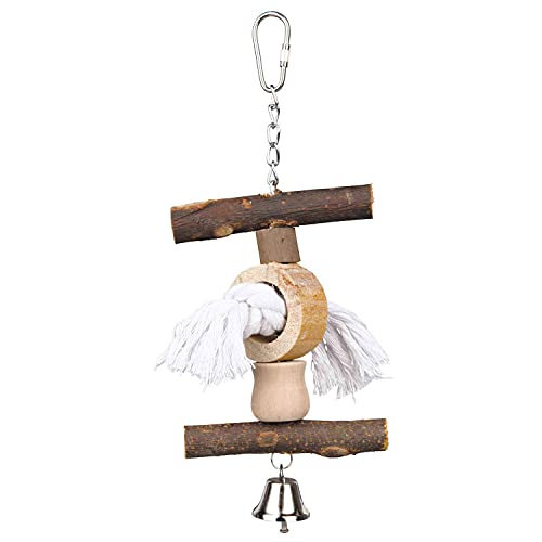 Trixie 58961 Natural Living Spielzeug mit Tau/Glocke, 20 cm