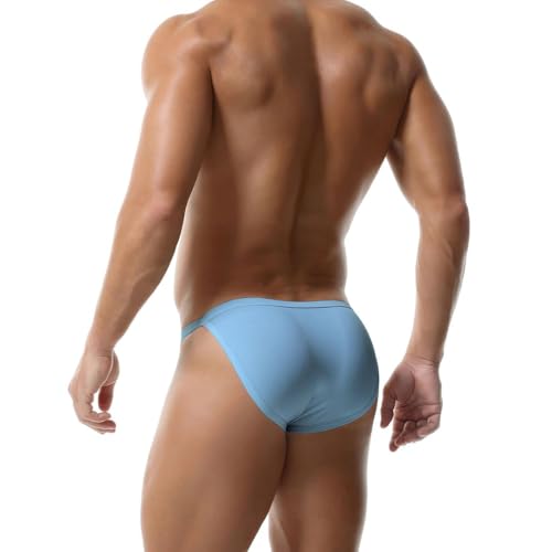 Pleasure Tanga Bikini Brief Mens Bang Pouch Underwear Nylon Thong Briefs4