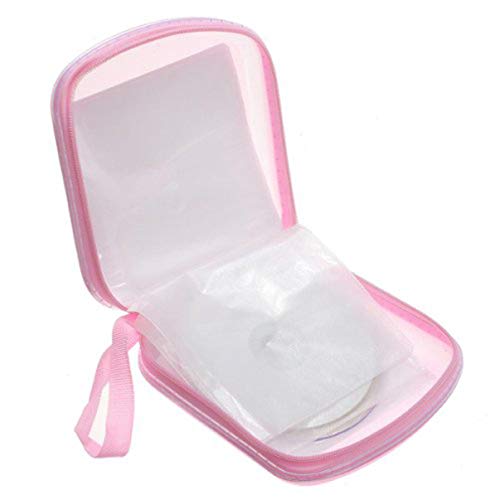 Beaupretty Cd Case, Dvds Wallet Holder Portable Plastic 40 Disc Cd Dvd Vcd Wallet Storage Bag Case Organizer (Pink) #TOP1