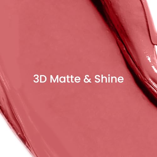 Image of Lakme Unreal 3D Slim Bullet, Matte Lipstick, Lightweight shine, Nude Blush, 3.6g