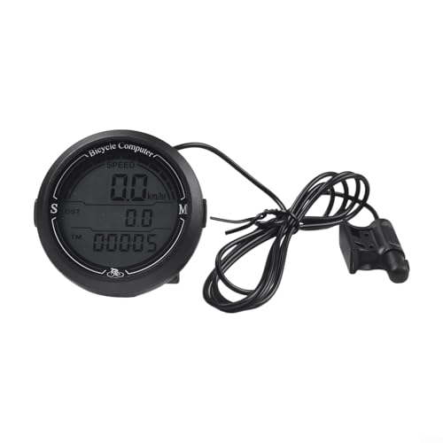 Impermeable Bicicleta Ordenador Alámbrico Velocímetro Odómetro IP67 Calificado Pantalla Digital Grande Ahorro de Energía Auto Diseño Compacto