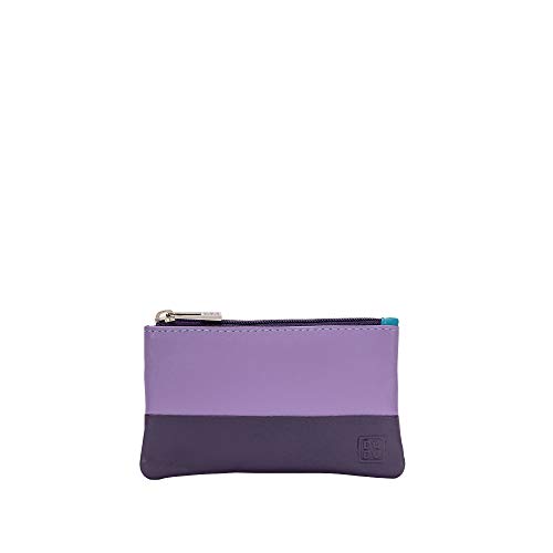 Preisvergleich Produktbild Buntes Schlüsseletui aus Leder Unisex mit Reißverschluss von DUDU Mauve