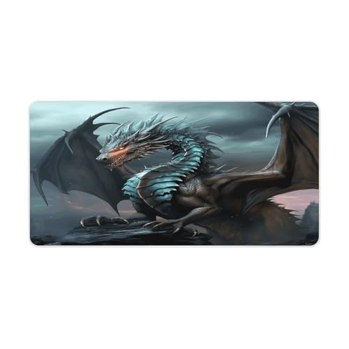 Cool Dragon Desk Pad protector para escritorio de goma