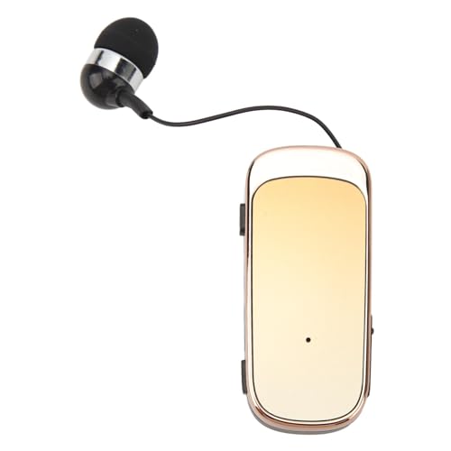 Jectse audífono bluetooth retráctil in ear amarillo miniatura 3