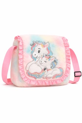 Image of Beautiful Sling Bag for Girls Kids Unicorn Bag for Girls Crossbody Bag Bags for Kids Girl