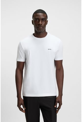 BOSS Herren Tee T-Shirt, White100, 3XL EU – Ansicht 3