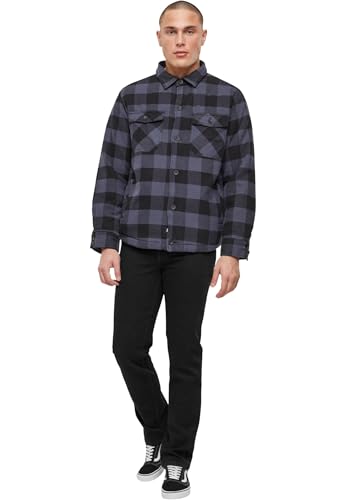 Image of Brandit Men's Lumber Jacket Black /Blue
