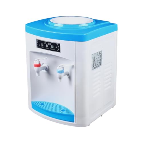HS 02 Pequeño dispensador de agua fría y caliente de gran capacidad, ahorro de energía y respetuoso con el medio ambiente, muy adecuado para oficinas, salas de estar y dormitorios