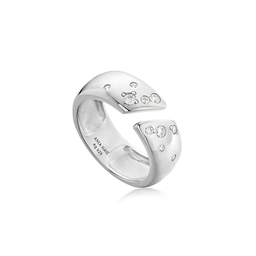 Bague MODERN MUSE ANIA HAIE ajustable en argent pour un style quotidien