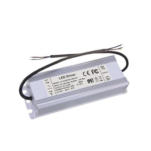 Transformateur LED constant 3000mA anti-scintillement étanche IP67 boîtier alu 80W