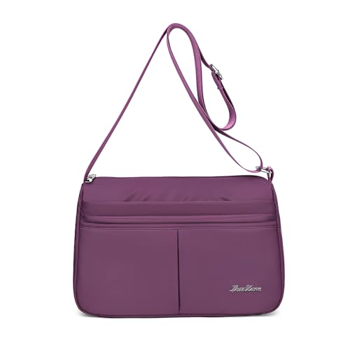 WITERY Crossboby Bags for Women Waterproof Multi-Pocket Nylon Cro...